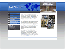 Tablet Screenshot of jaynainc.com